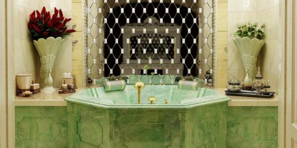 Art Deco Bathroom Renovation in Algarve