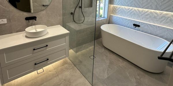 Coastal Bathroom Renovation in Algarve