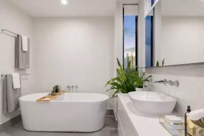 Final handover of luxury bathroom renovation project