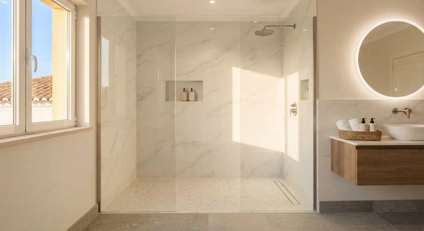 Bathtub to walk-in shower conversion services in Algarve