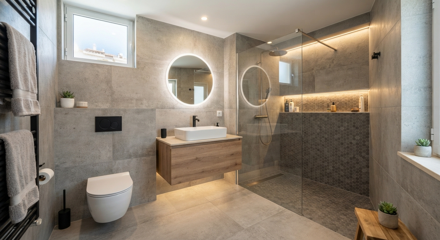 Bathroom renovation in Montechoro, Albufeira